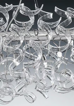 ASTRO - Crystal pendant lamp by Metal Lux - view 3